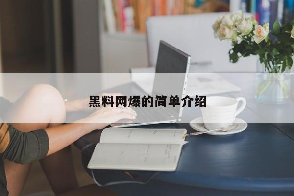 黑料网爆的简单介绍