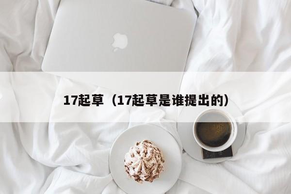17起草（17起草是谁提出的）